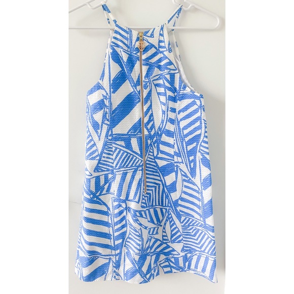 Lilly Pulitzer Annabelle Bay Blue Yacht Rope Dress - Picture 4 of 7